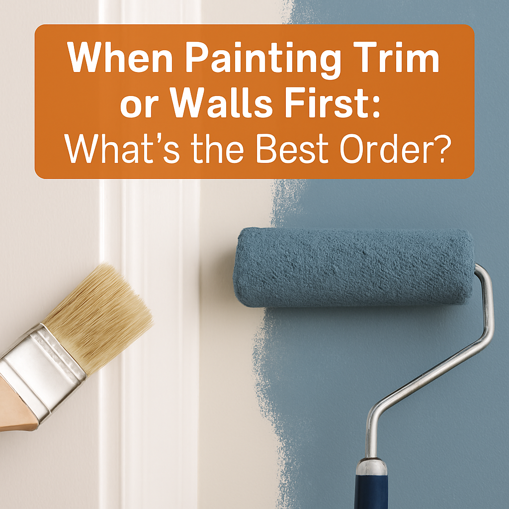 Painting Trim or Walls First