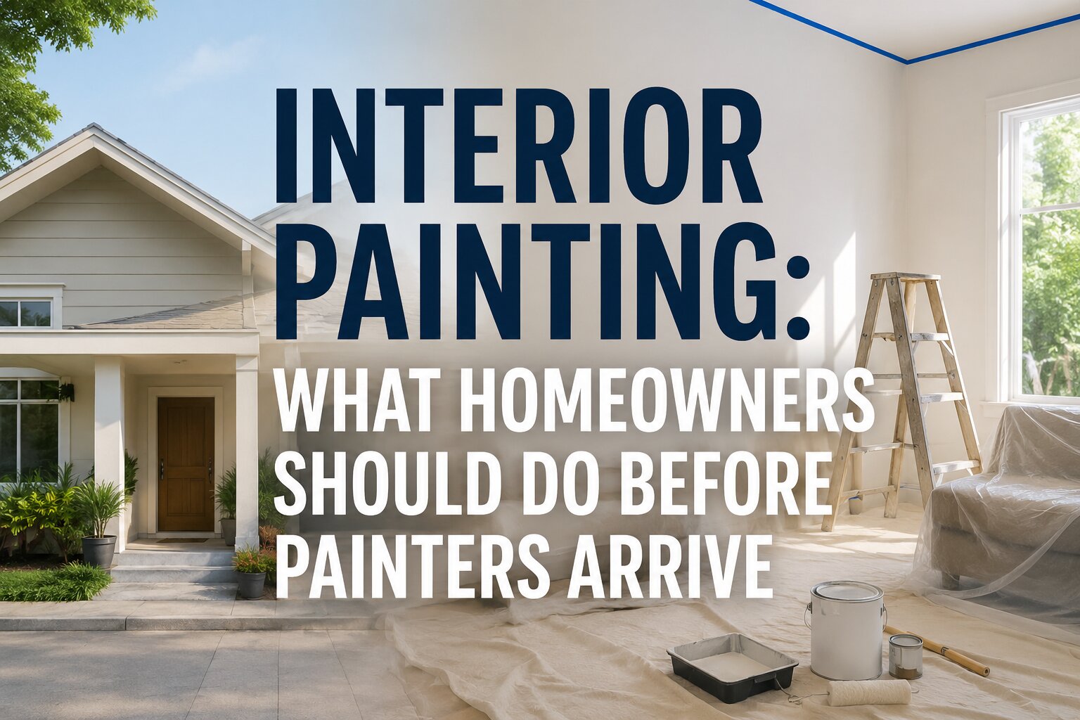 Interior Painting: What Homeowners Should Do Before Painters Arrive